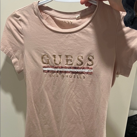 Guess Tops - Guess Blush Tee with Logo